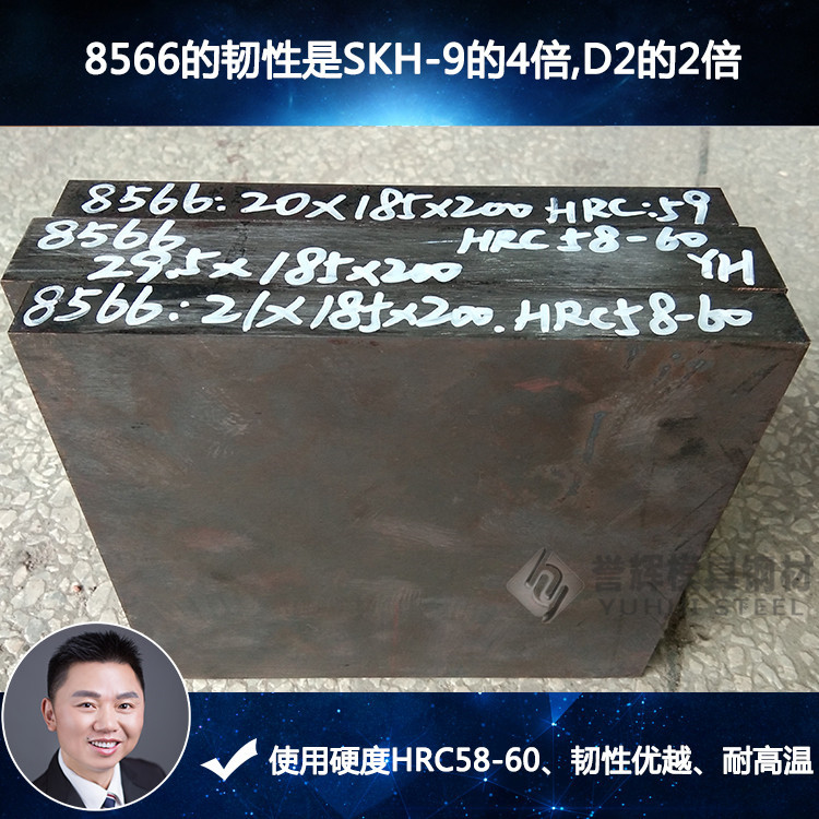 尖角窄边厚板三种冲压模具，只能用既硬又韧的吴德剑8566模具钢