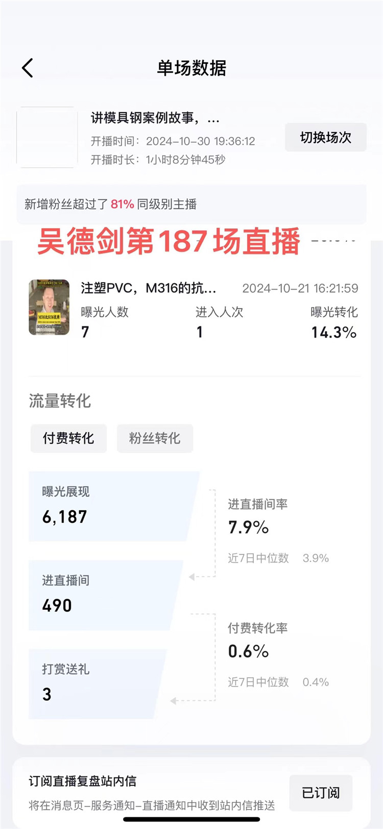 直播间不卖货，只讲模具钢