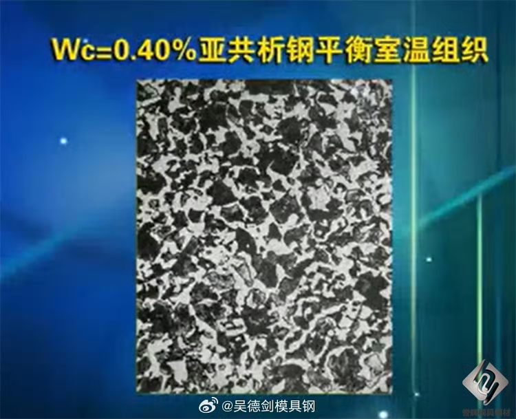 碳C含量为0.4%的亚共析钢