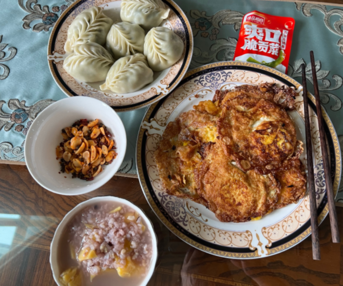 周末，可以好好在家吃顿早餐了