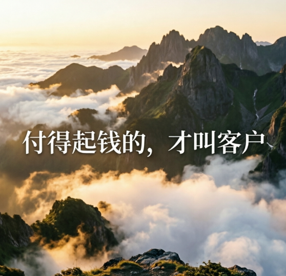 穷客户：什么都不关心，只关心价格