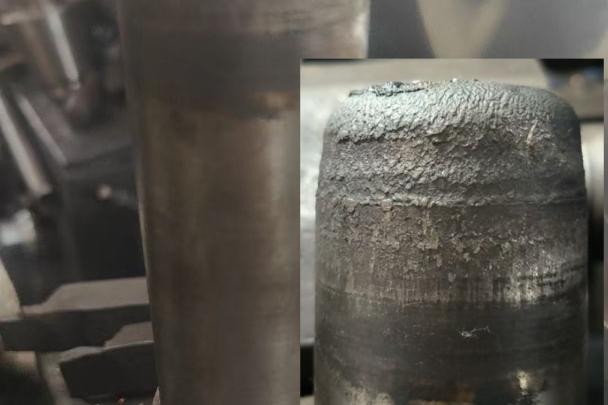 热锻不锈钢方盒，8418模具钢打1200-1300件产品就塌模了，寿命太短。