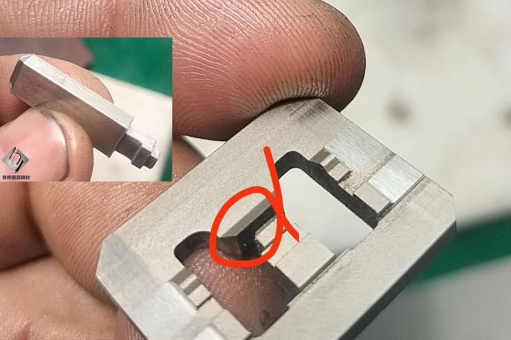 严先生问，冲铝用什么冲头不粘铝屑？  普通冲头容易粘铝屑，有拉伤。随手记115