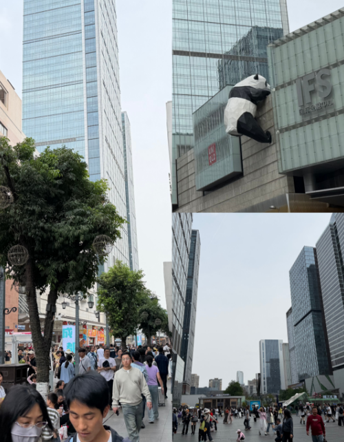 成都春熙路打卡